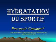 HYDRATATION